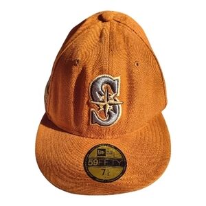 New Era 59FIFTY Orange Fitted Cap